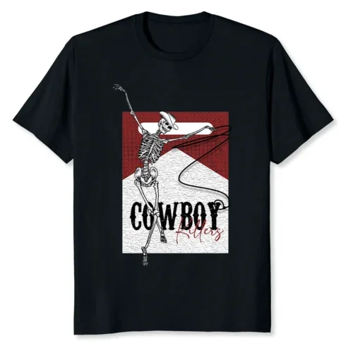 NEW LIMITED Cowboy Killers Cowboy Skeleton Dance T-Shirt