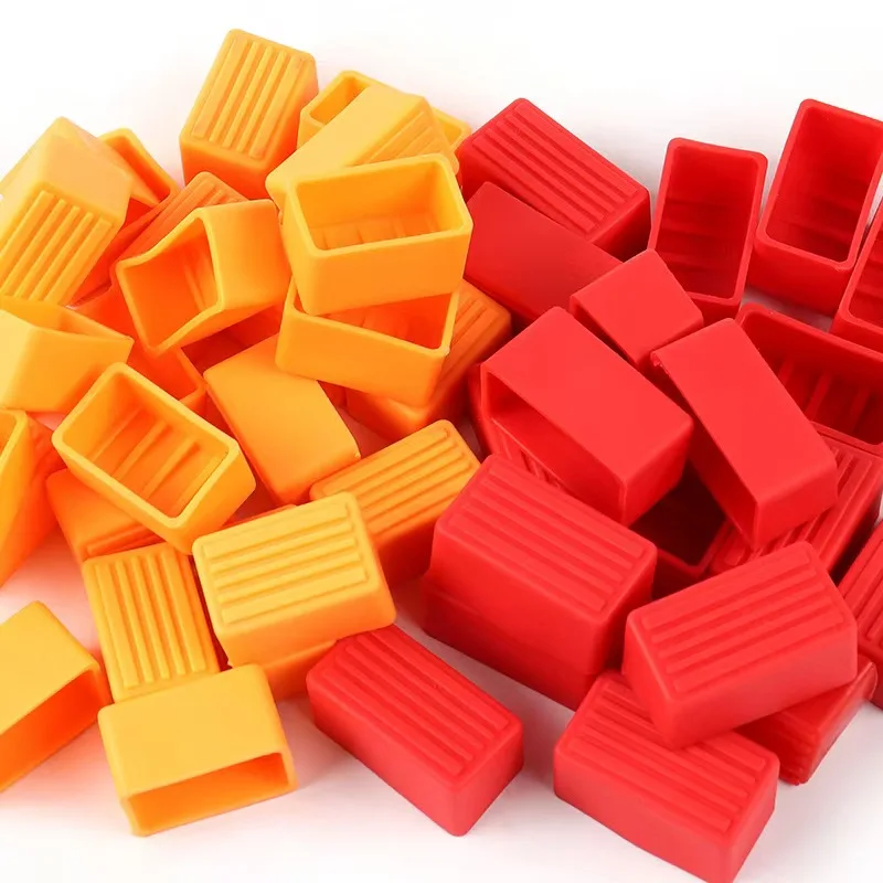 Rubber Table Chair Leg Caps Anti‑Scratch Floor Protector Pads Soft Rubber Feet Covers Household Furniture Replacement Parts