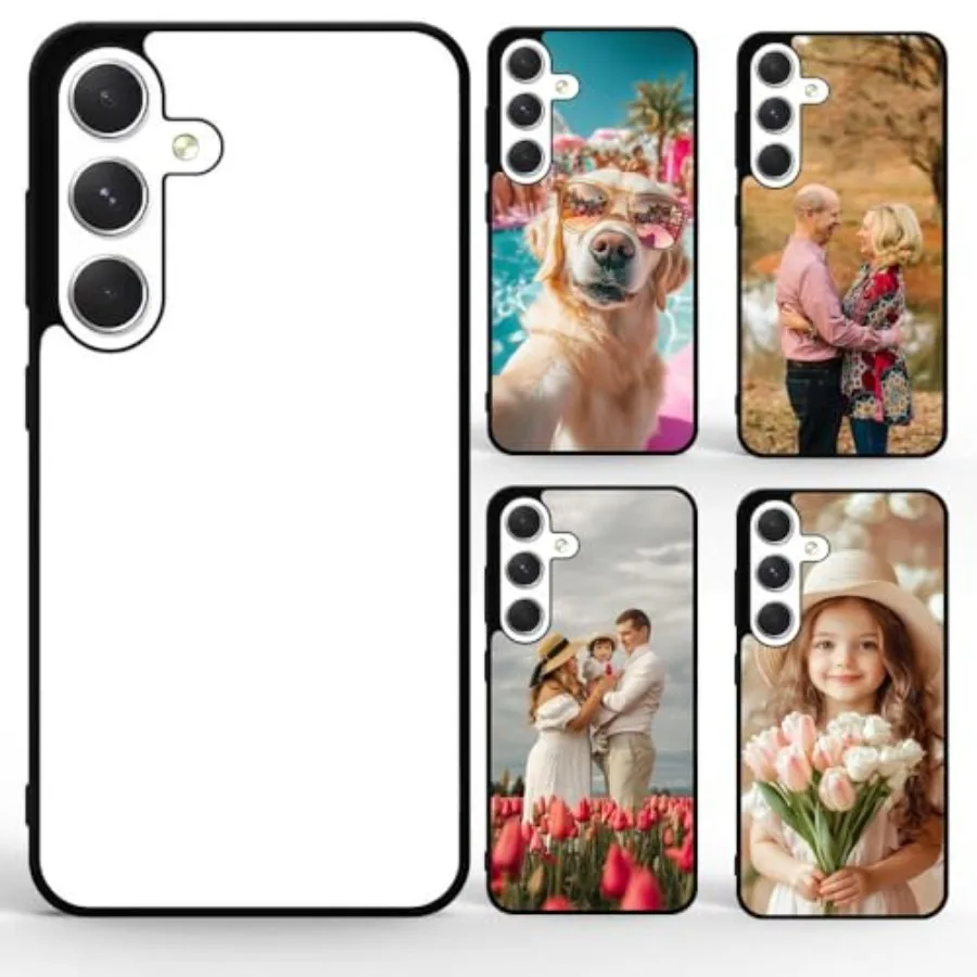 

Чехол для телефона Galaxy S25 Plus, заготовка для сублимации, 5 штук: мягкий ТПУ, жесткий ПК и заготовка из алюминия для печати, для самостоятельного изготовления на заказ