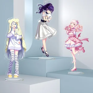 Proyek Sekai Dekorasi Meja Piring Panggung Warna-warni Akiyama Mizuki Koleksi KAITO Berdiri Ornamen Hadiah Boneka Akrilik Asahina Mafuyu 8 panggung warna-warni penjualan terbaik - №