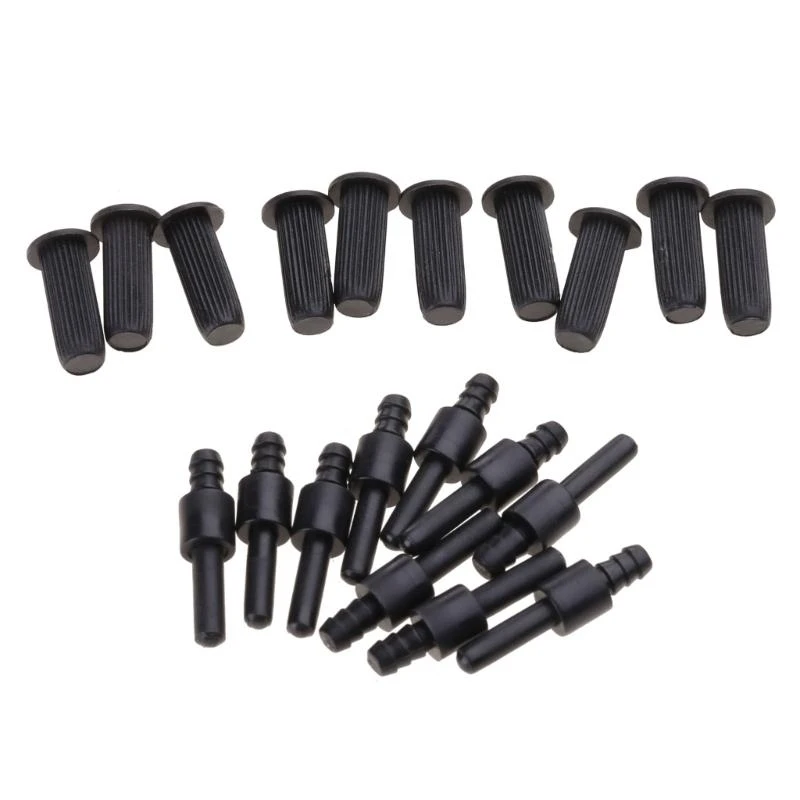 U55B 10 Pairs Speaker Buckles ABS Plastic Speaker Grill Peg Socket Fasteners