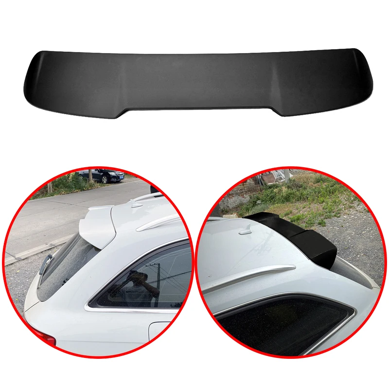 High Quality ABS Rear Wing For For Audi A4 B8 Avant Allroad 2008-2014 Roof Spoiler Glossy Black Or Carbon Fiber Look Body Kit