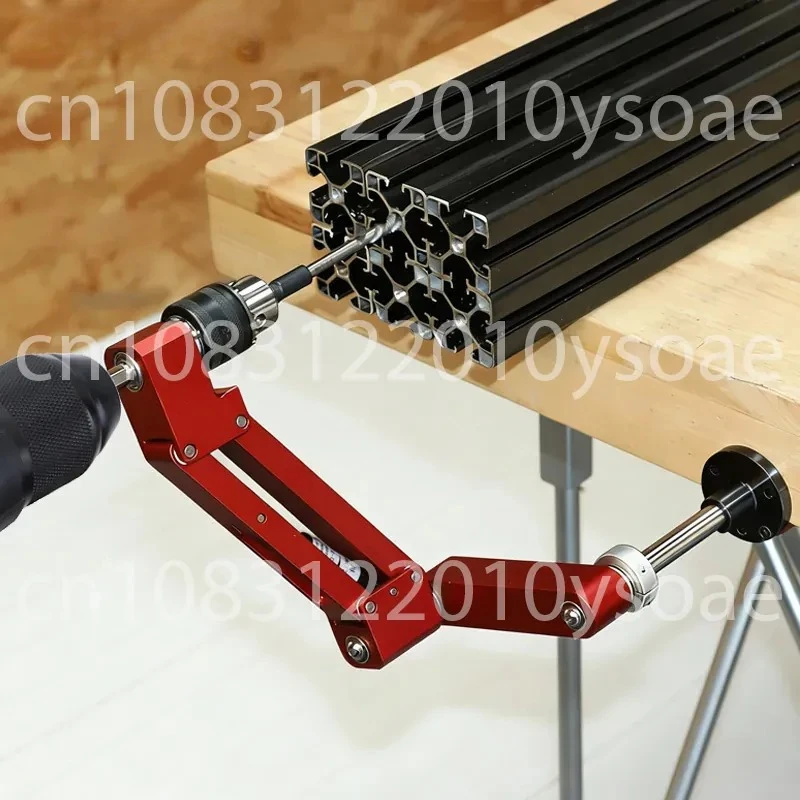 Tapping Cantilever Bracket, Hand Drill Tapping Aid, Aluminum Profile DIY Horizontal and Vertical Tapping Aid