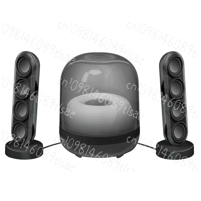 Home desktop wireless computer pair box ambient light stereo Bluetooth 5.4 4th generation subwoofer Bluetooth speaker LF