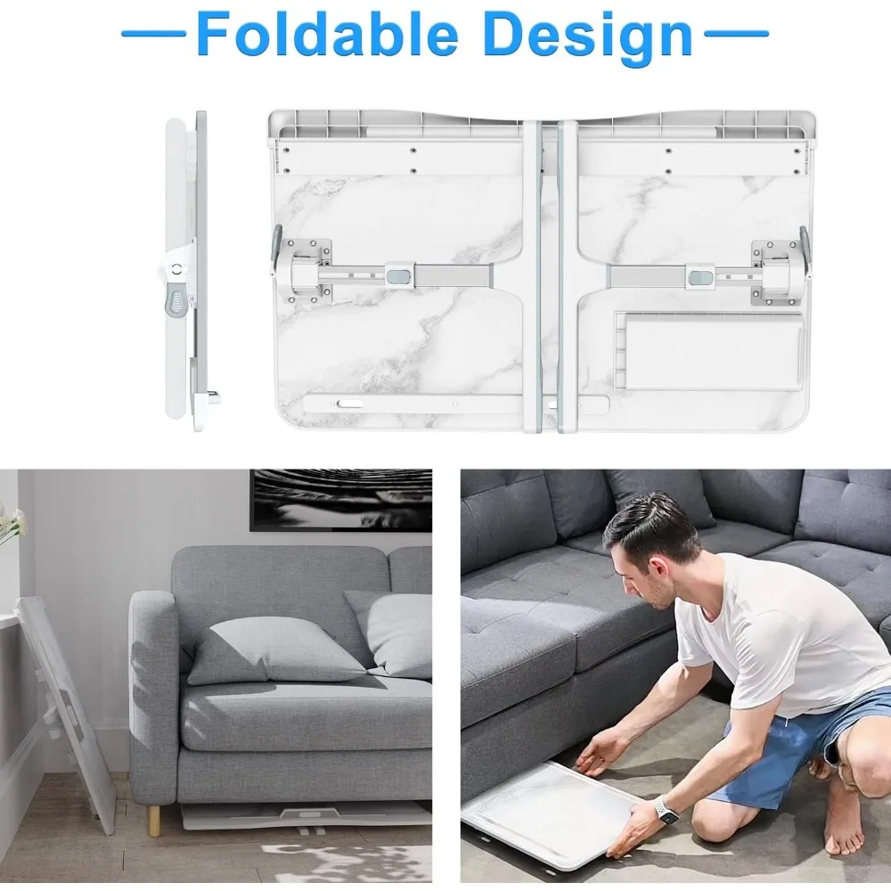 引き出し付きの調節可能なラップトップ,折りたたみ式のX字型テーブル,ベッドとソファ用のテーブルトレイ,床の書き込み