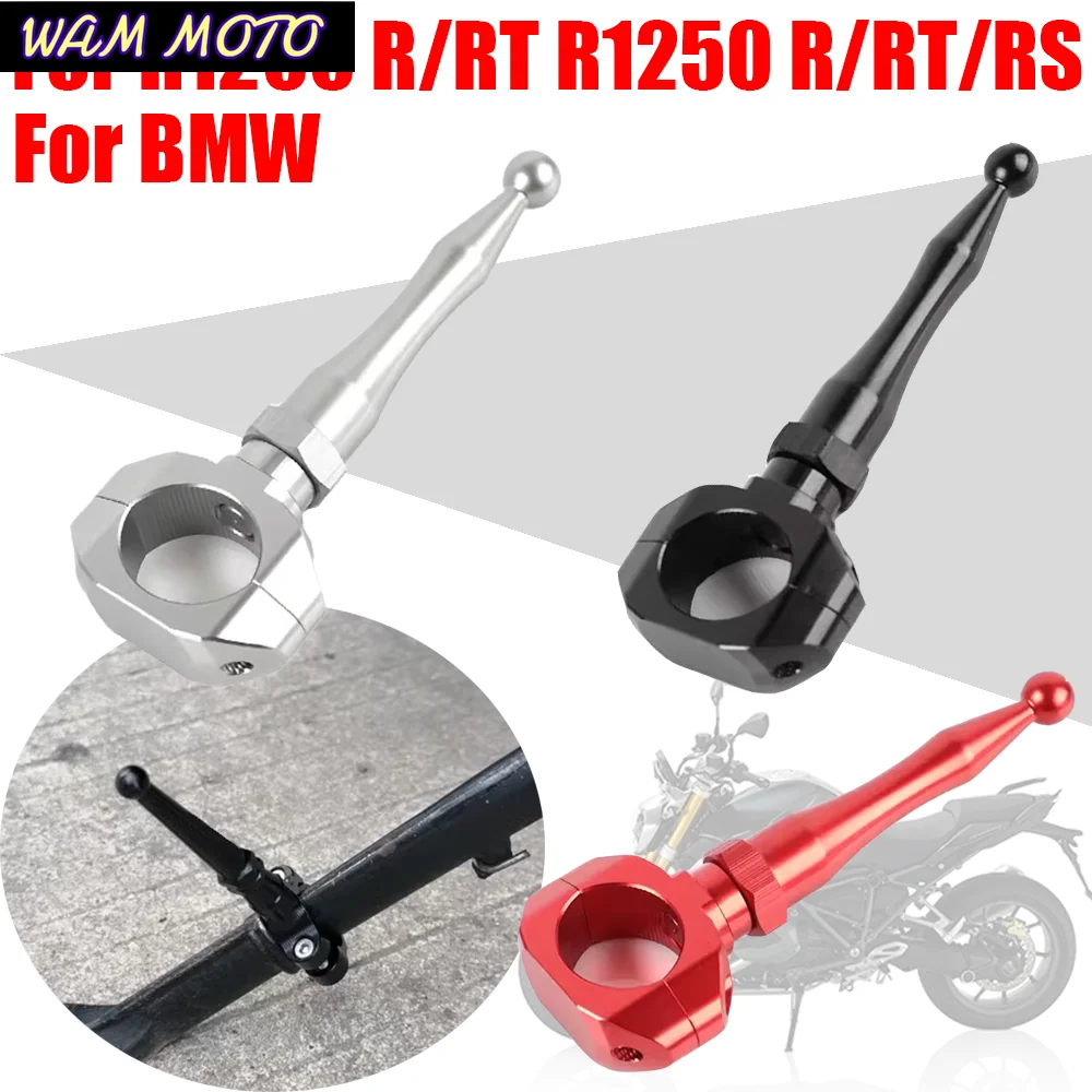 Motorcycle Accessories Kickstand Side Stand Support Extension Assistant For BMW R1200R R1200RT R1250R R1250RT R1250RS