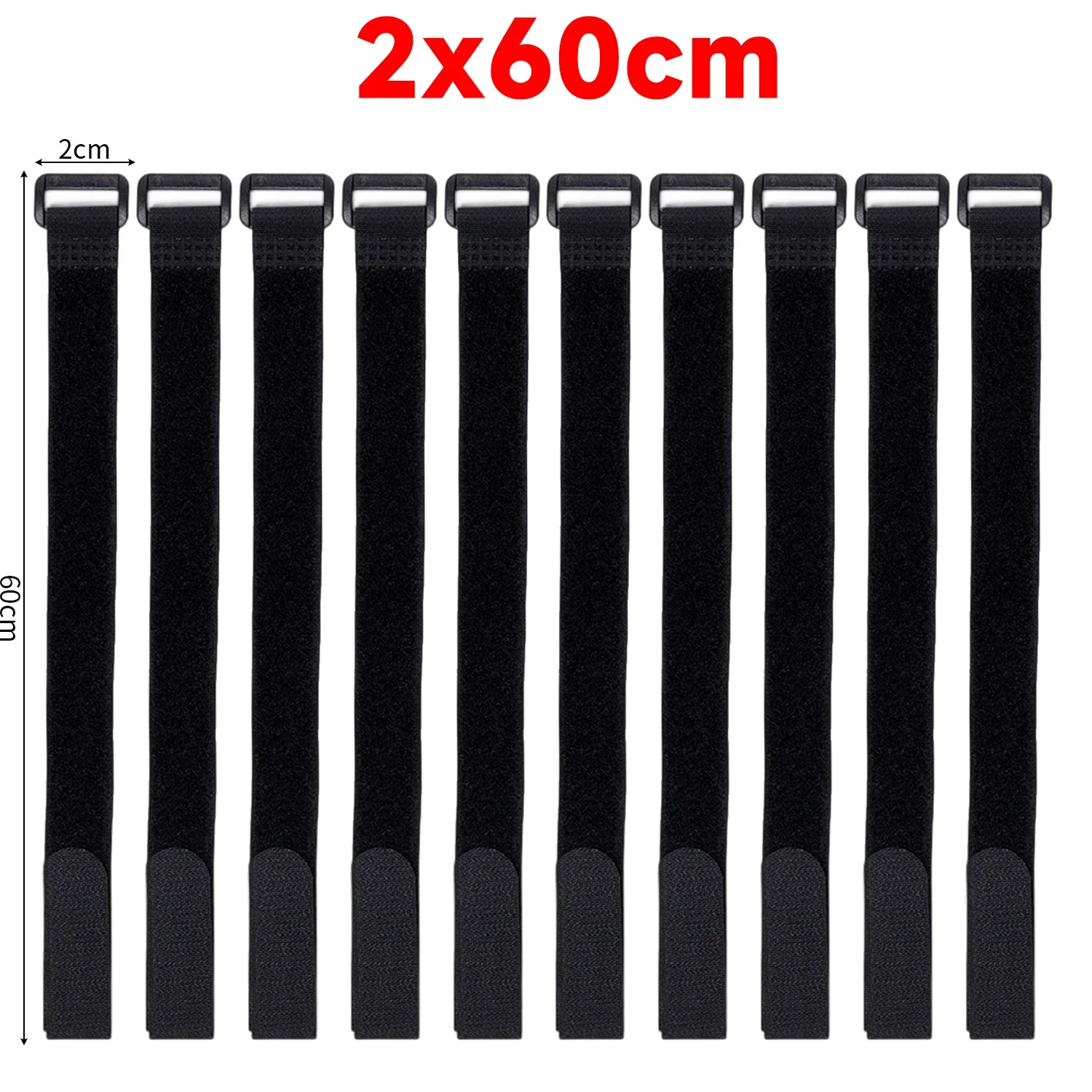 10-100 stuks herbruikbare klittenband tie-downs verstelbare nylon kabelbinders nylon bevestigingsmiddelen koordriemen organizer voor het beveiligen van draden