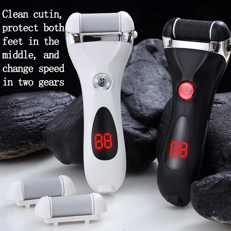 Electric Foot File Grinder Dead Dry Skin Callus Remover Rechargeable Feet Pedicure Tool Foot Care Tools for Hard Cracked Clean01