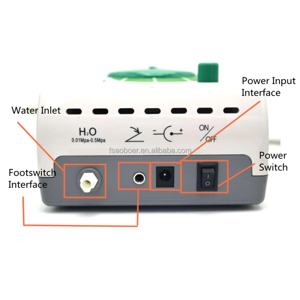 Détartreur dentaire VRN B, pièce à main amovible avec alimentation en eau automatique, machine de nettoyage dentaire