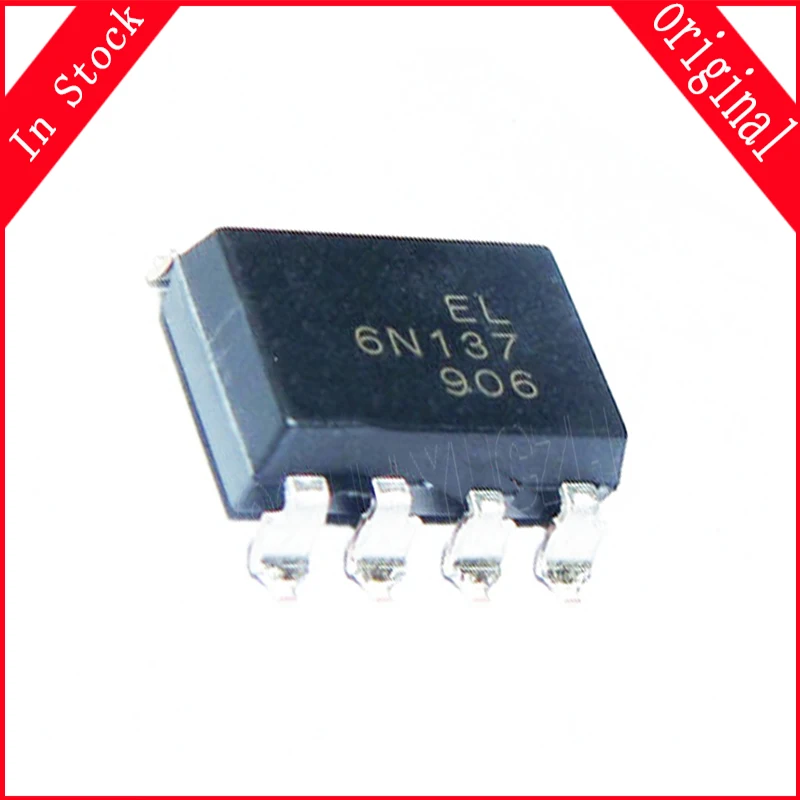 10pcs/lot 6N137 EL6N137 DIP-8 SMD8 In Stock