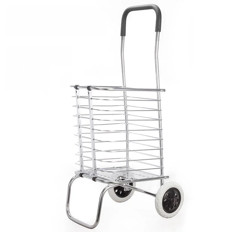aluminum-alloy-hand-pulled-shopping-cart-small-trolley-home-use-vegetable-buying-cart-portable-basket-for-kitchen-storage