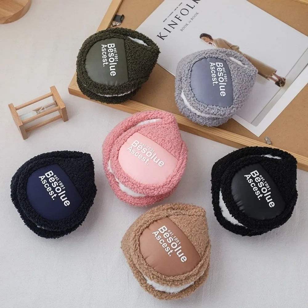 Fashion Warm Winter Earmuffs Folding Soft Earmuffs Faux Fur Cold Protection Ear Warmer Outdoor