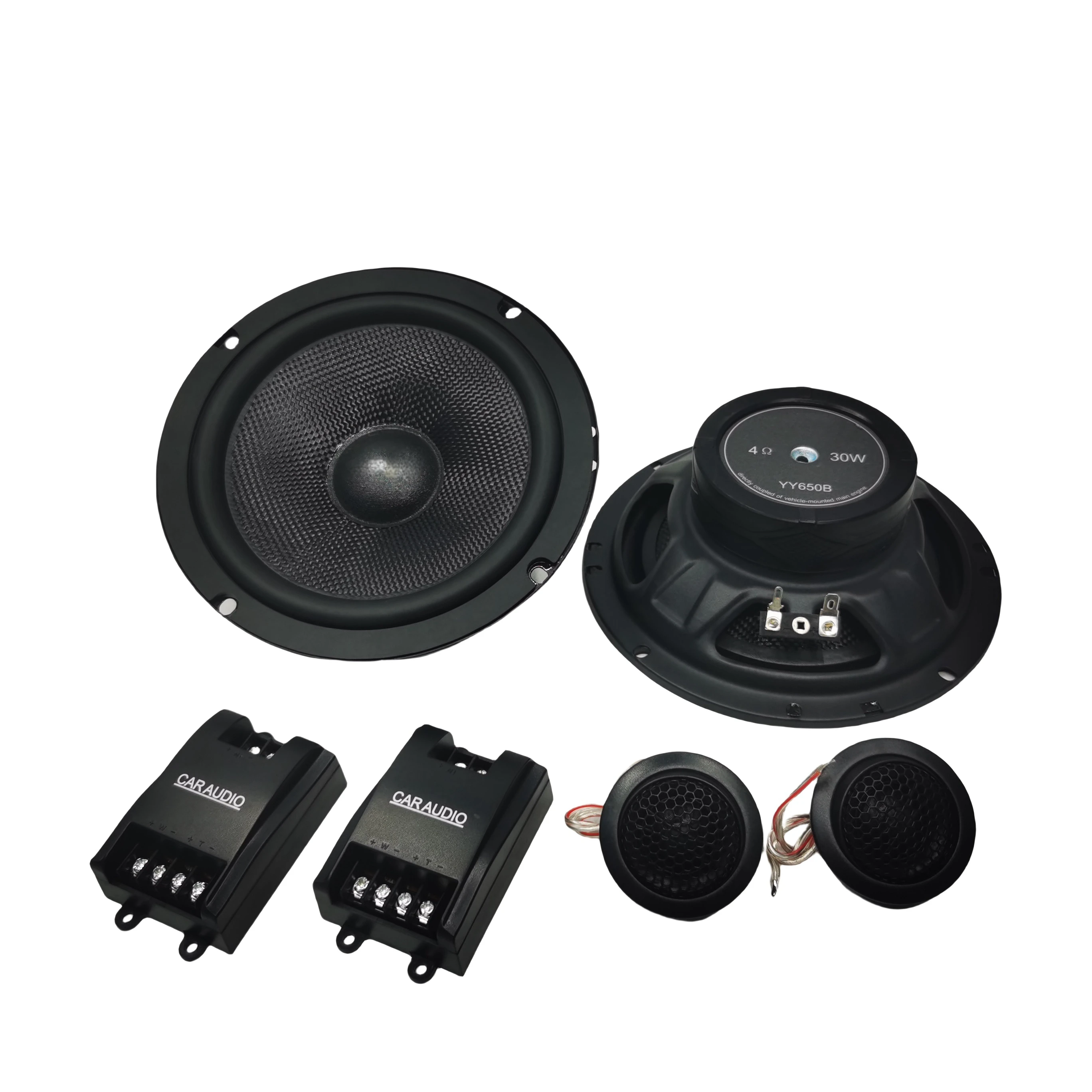 Factory Wholesale 2 Ways Car Door Speakers Components Full Range RMS 30W 88DB 5 Inch 2-way Car Speakers