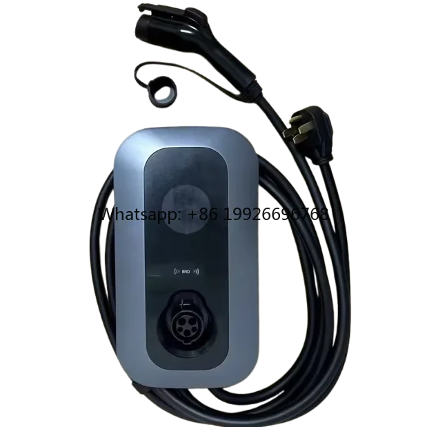 

New 50 Amp J1772 Level 2 EV Charger Solar EV Charger Box with Cable Holder