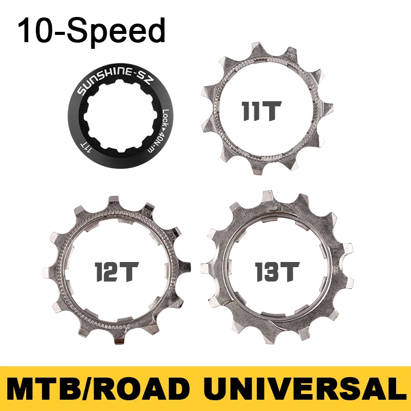 Pièces de réparation de pignon de volant d\'inertie de vélo VTT, 8 vitesses, 9 vitesses, 10 vitesses, 11 vitesses, 12 vitesses, 11T, 12T, 13T,