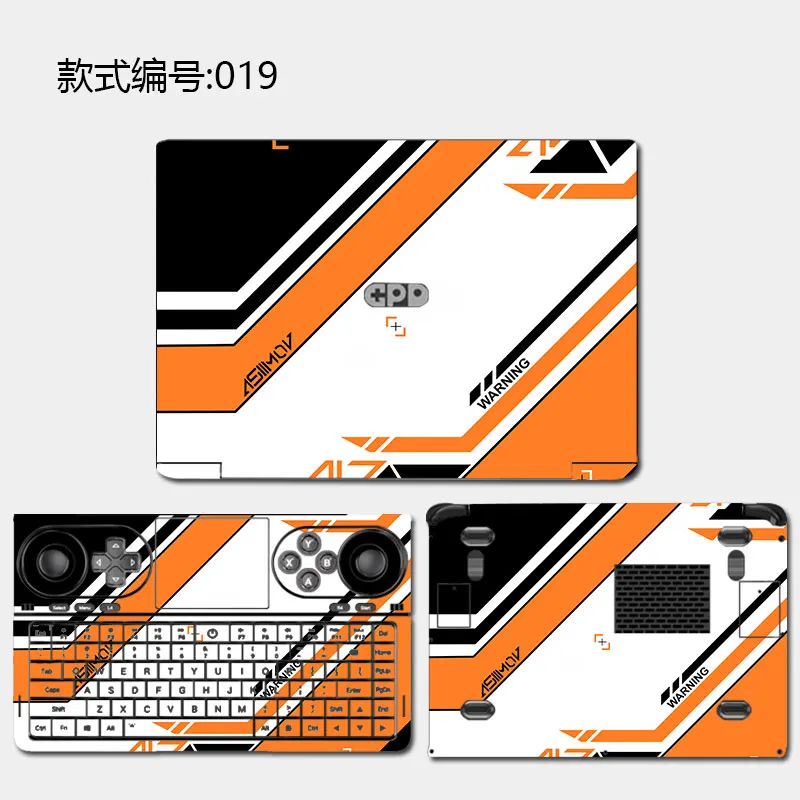 Pre-cut 1xTop+1xPalmrest+1xBottom+Side Skin Sticker Cover Protective Film For 2025 GPD Win Mini 7 Max 2 10.1