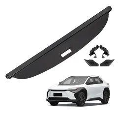 For Toyota BZ4X Cargo Cover Trunk Retractable Parcel Rack Waterproof Shield Privacy Cargo Cover Auto accessories