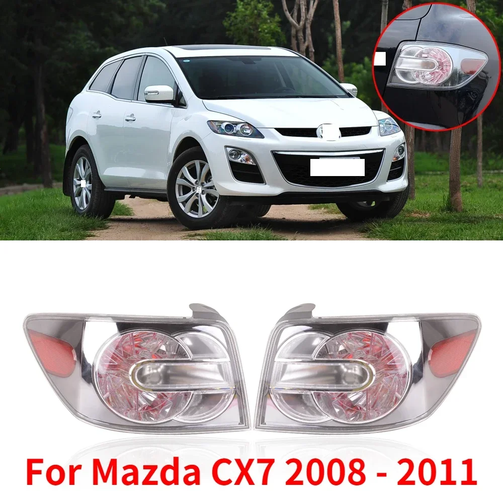 Kamshing 2PCS For Mazda CX7 CX-7 2008 2009 2010 2011 Rear Brake Light Tail Lamp Taillight Taillamp Head Light Headlight Headlamp