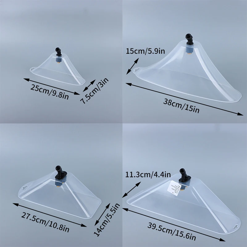 Windproof Fan-Type Spray Nozzle, Agricultural Electric Sprayer Wind Shield Nozzle for Garden Irrigation Supplies view 6