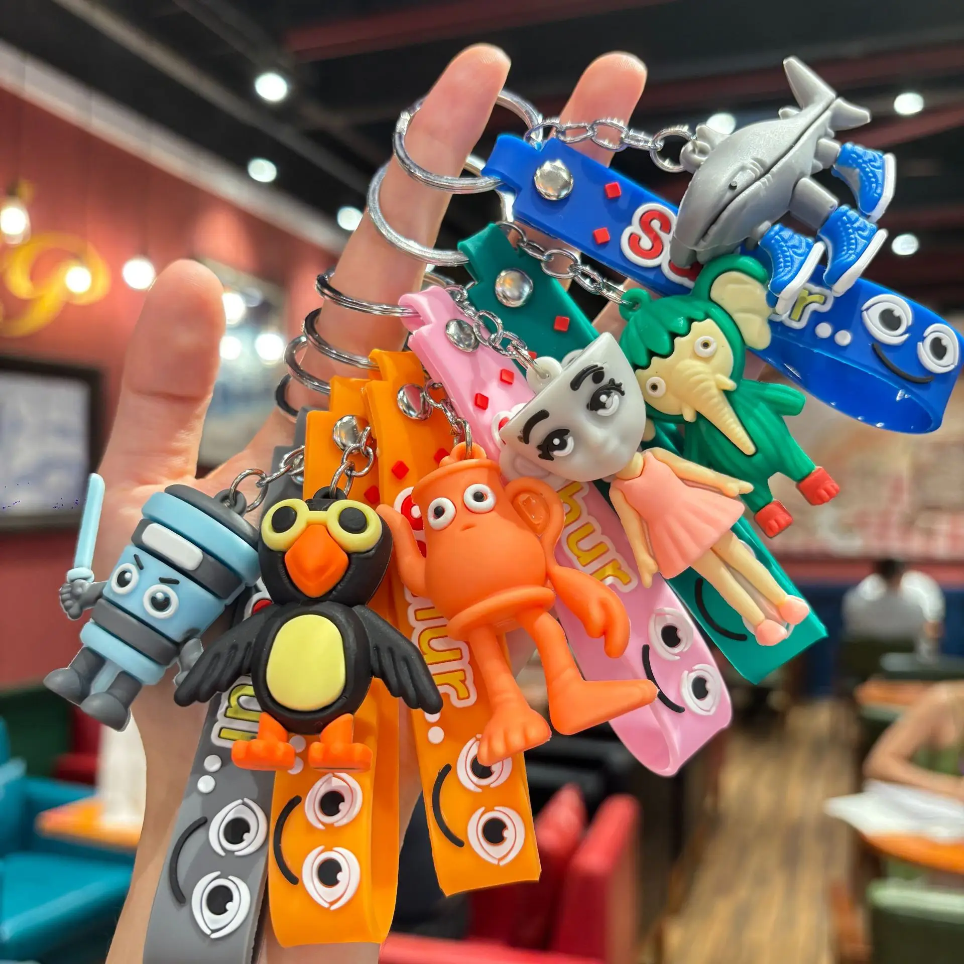 

Italian Brainrot Animals Keychains Funny Doll Pendant Accessories for Fans and Friends