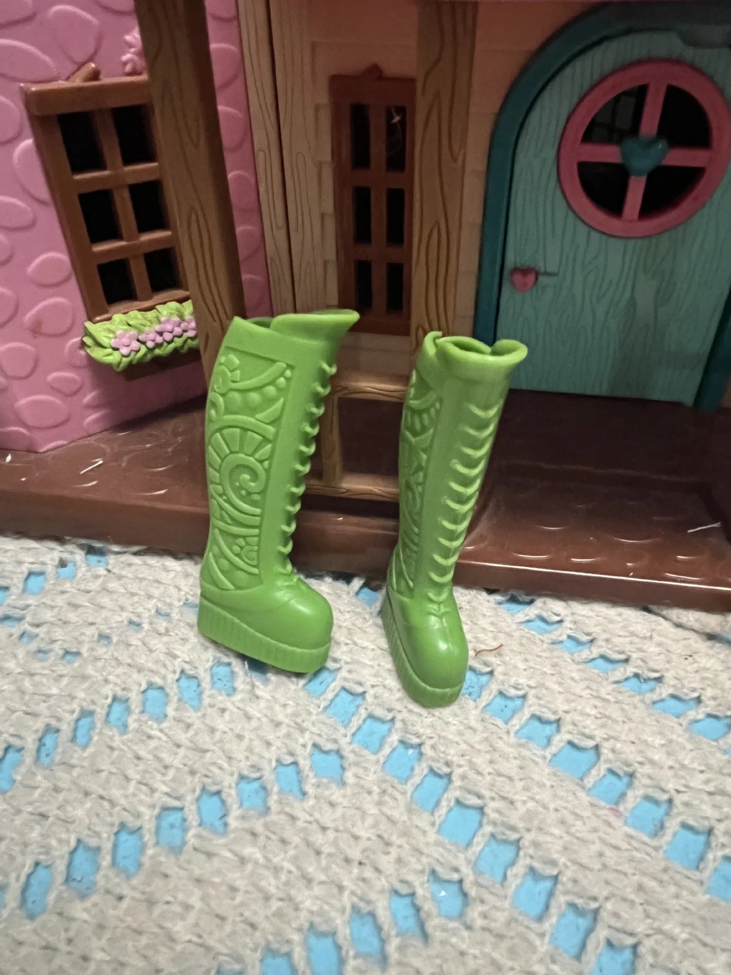 1 Pair Fashion Girls Shoes For Dolls Girl High Heel Shoes Flat Boots For 30cm Doll Clothes Accessories kids Toys Birthday Gift