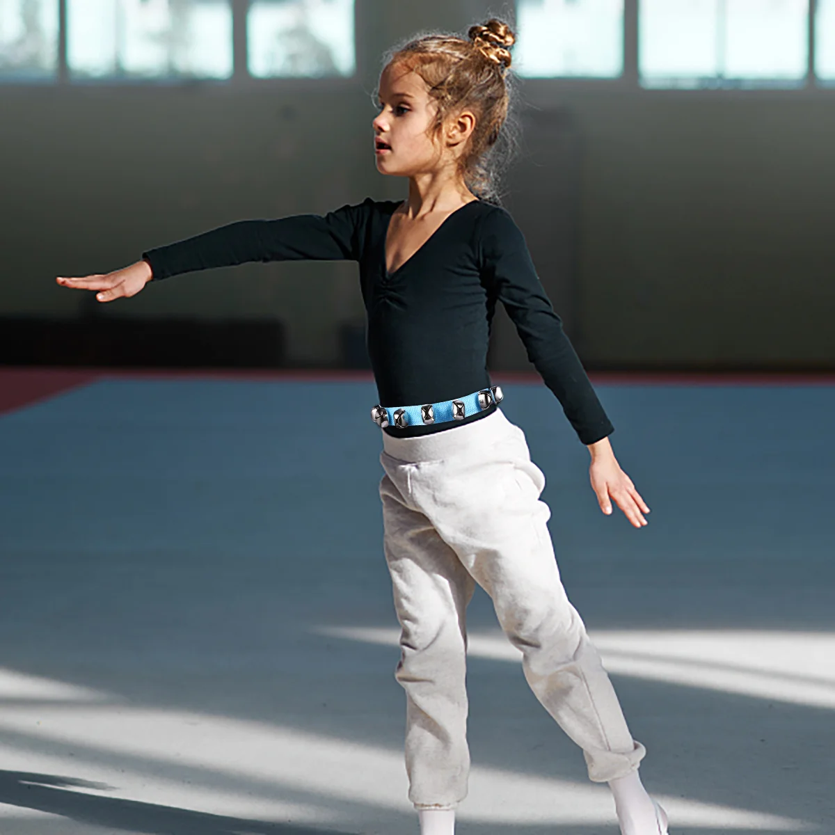 1pc Waist Bell For Dance Early Education Percussion Instrument Compact Lightweight Design Smooth No Burr Wearable Baby