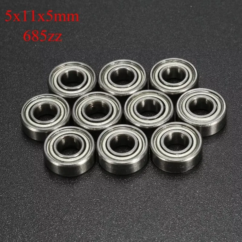 

10/20pcs 685ZZ 5*11*5mm Ball Bearing Double Shielded Miniature High-carbon Steel Single Row Ball Bearing
