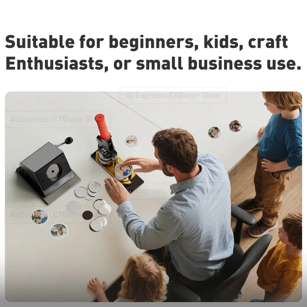 2.28in(58mm), Magnet Maker Machine, 1 Press Machine, Pin Maker, Mirrors, Badge Punch Press, Button Maker Machine, Bottle Opener