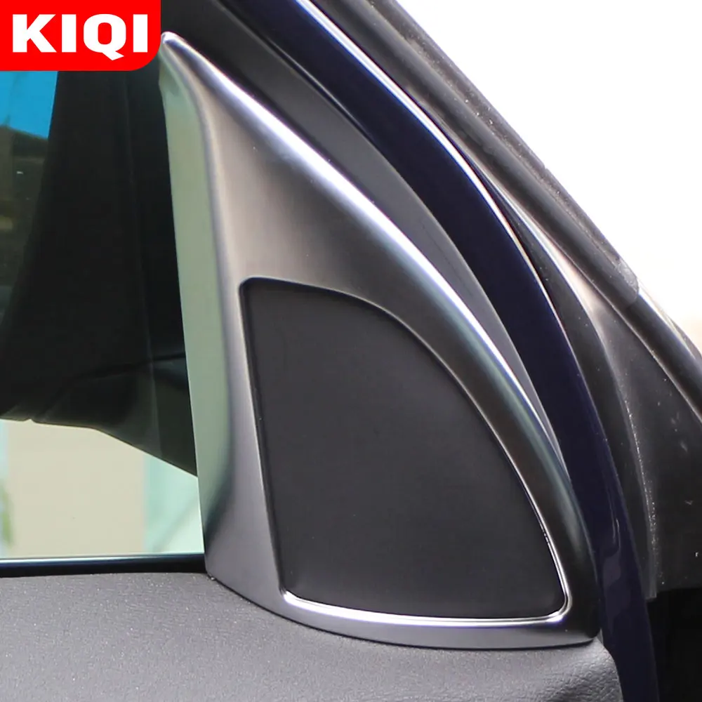 

A-pillar Horn Ring Sticker for BMW X1 F48 2016-2022 Inner Window Pillar A Stereo Speaker Triangle Cover Trim