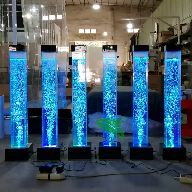 Personalizado Lámpara led sensorial para peces, luces de burbujas de agua para acuario