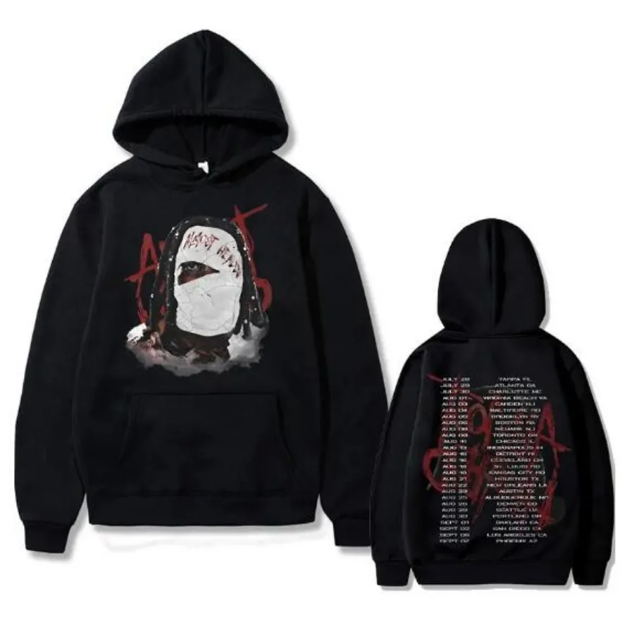 Lil Durk Hoodies Almost Healed "All My Llfe" Sweatshirts Rapper Merch Print Unisex Fashion Casual Sportswear Hip Hop Streetwear