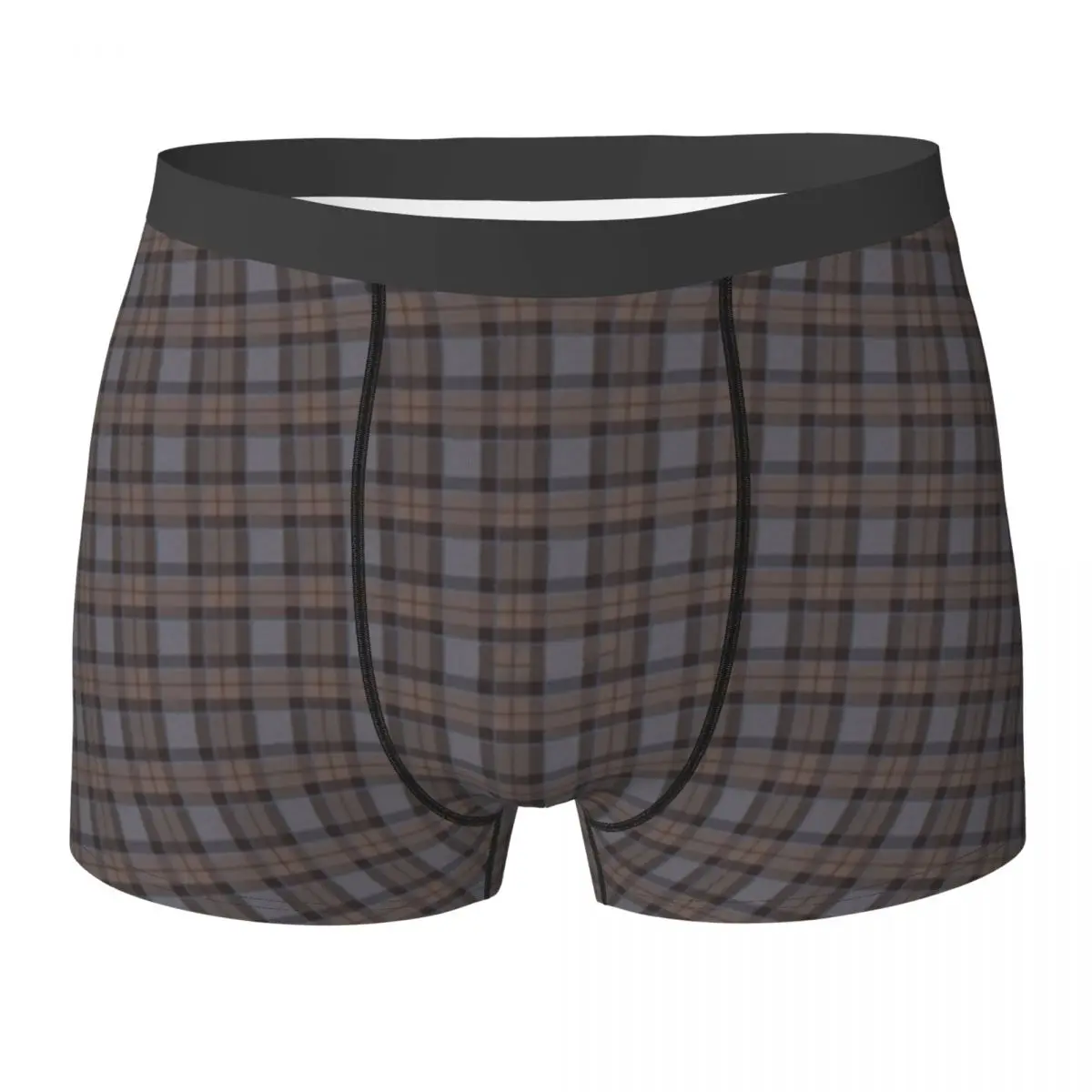 Boxer Underpants Shorts Outlander Plaid - Fraser Tartan Panties Male Ventilate Underwear for Homme Man Boyfriend Gifts