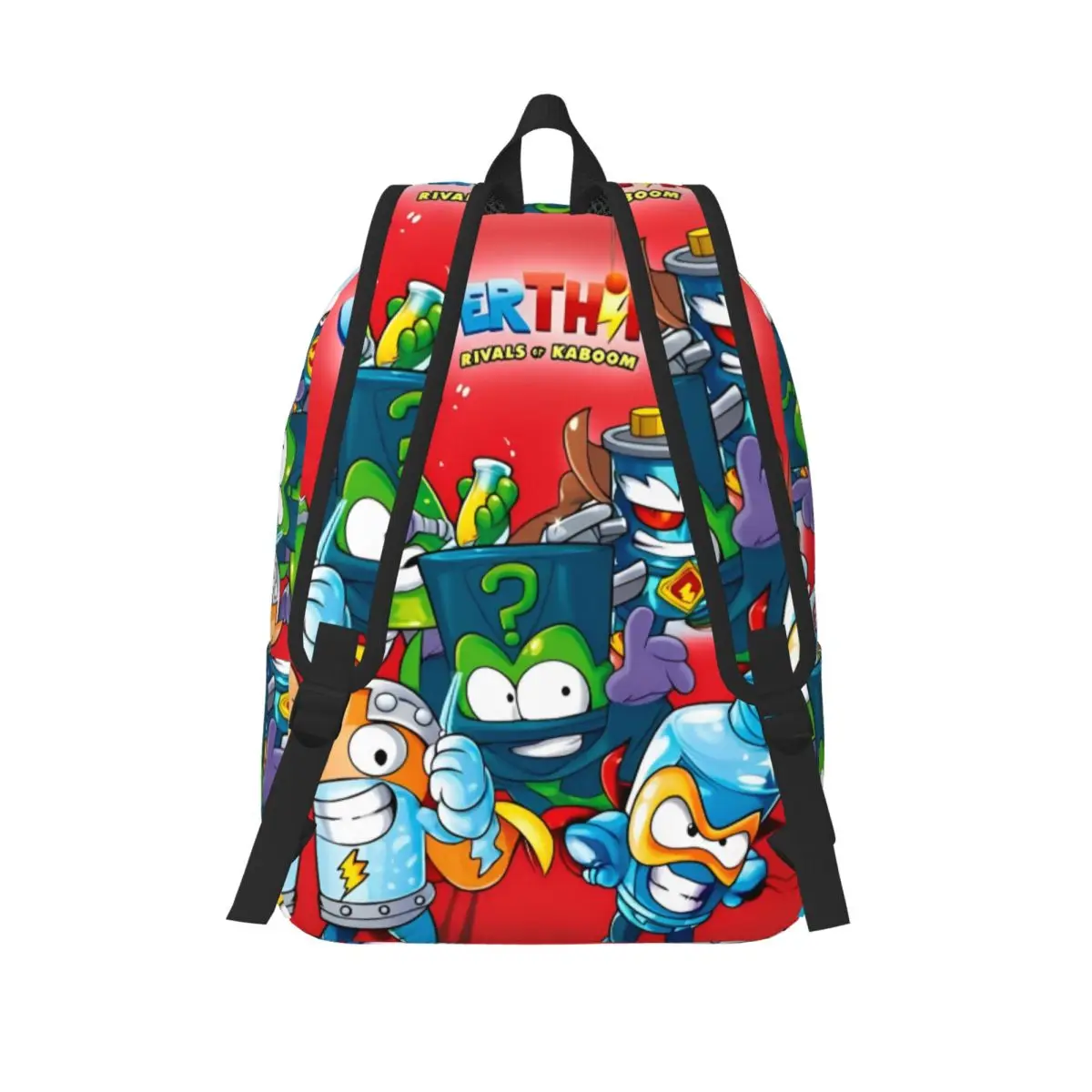 ซุปเปอร์ธิงส์กระเป๋าเป้สะพายหลังการ์ตูนสำหรับผู้ชายผู้หญิงแฟชั่นโรงเรียนมัธยมทำงานกระเป๋าเป้สะพายหลังซุปเปอร์ซิงส์อนุบาลแล็ปท็อปกระเป๋าสะพายกลางแจ้ง