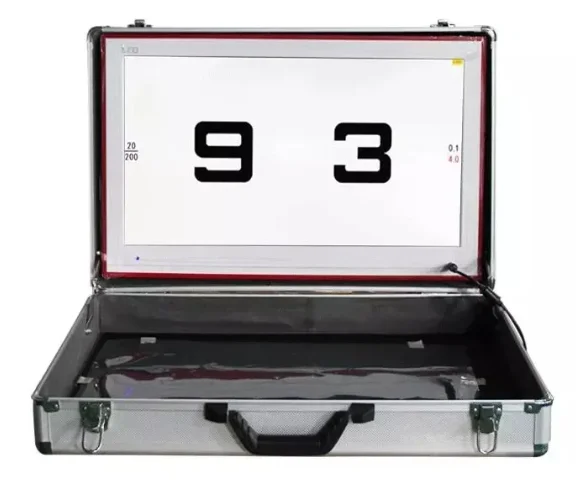 

ПОРТАТИВНАЯ ОПТОМЕТРИЯ С 19-ДЮЙМОВЫМ ЖК-дисплеем с ПОРТАТИВНЫМ ОБЛАДКОМ VC-13