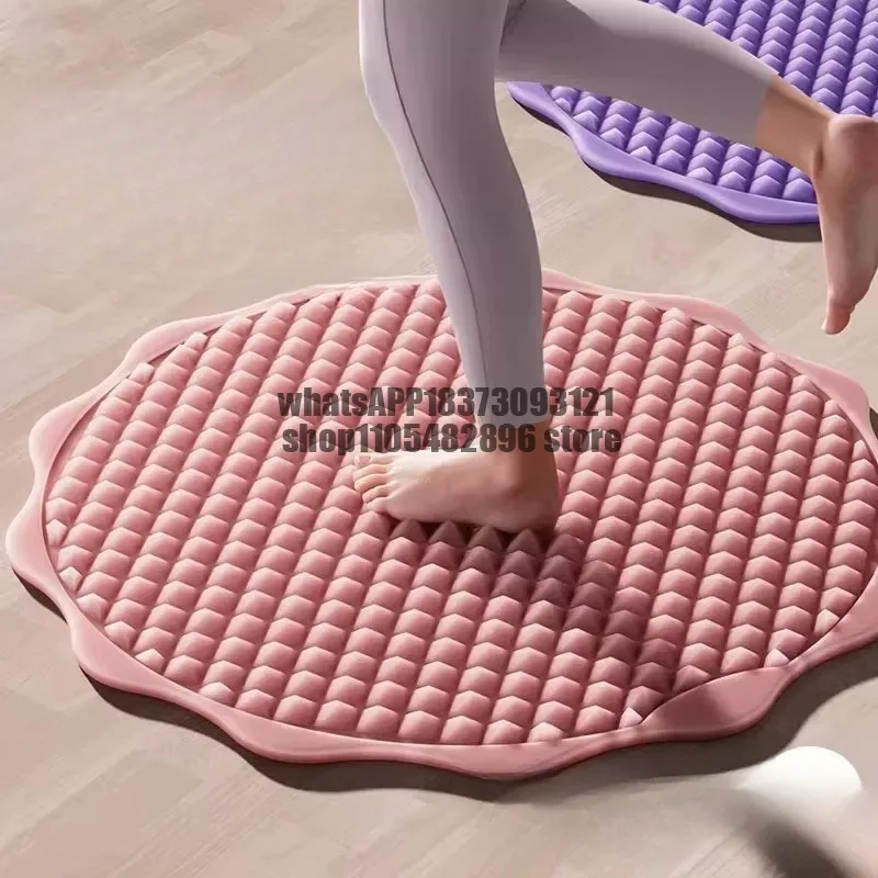 Shiatsu board soft silicone super jogging foot massage pad sole of the foot, foot massage pad foot stepping