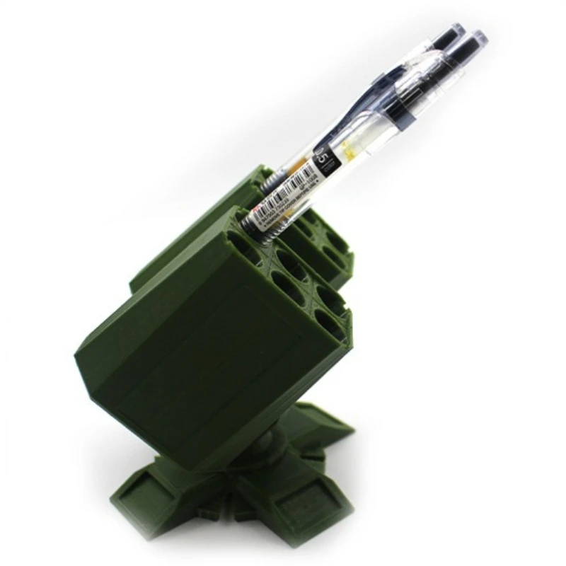 New Anti-Aircraft Gun Pen Holder 3D Printed Pen Stand Missile Storage Pen Holder Military Enthusiast Creative Christmas Gift