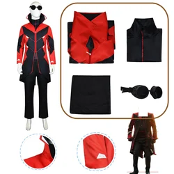 Dr Eggman 코스프레 의상 Ivo Robotnik 할로윈 Cos 옷 애니메이션 고슴도치 2 코트 안경 풀 세트 카니발 정장 유니폼
