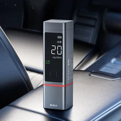DUKA  Alcohol Tester Non-contact Breath Analyser LCD Digital Display Rechargeable High Precision Alcotester Tool Portable