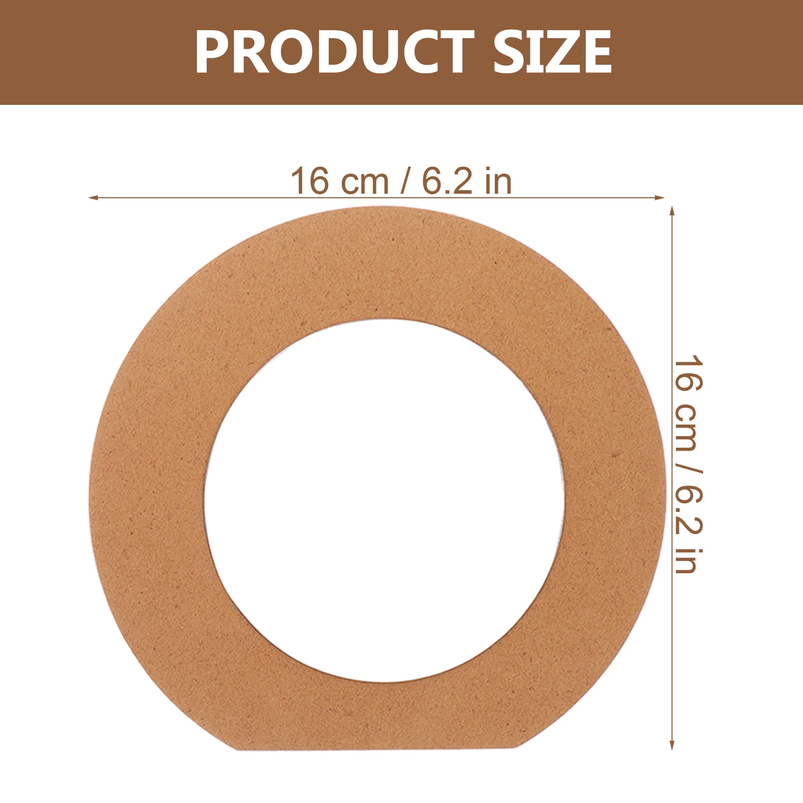 

2pcs Diy Wooden Mirror Handcrafted Unfinished Round Tabletop Mirrors For Decorative Craft Supply Handmade Blank Mini Mirror