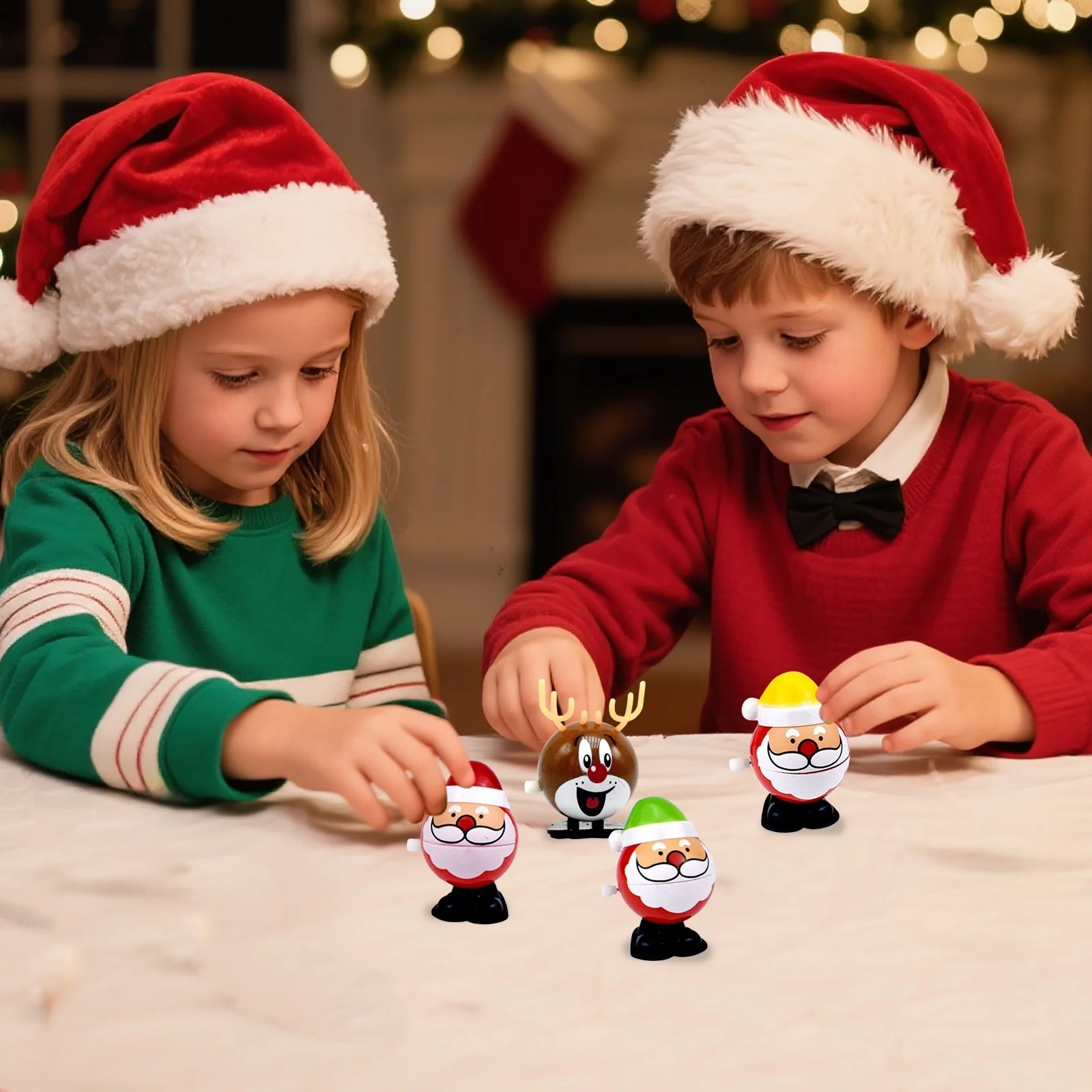 لوازم عيد الميلاد 2026 أزياء عيد الميلاد يختتم اللعب تصاميم متنوعة بما في ذلك رجل الثلج سانتا الرنة ألعاب ممتعة احتفالية #1