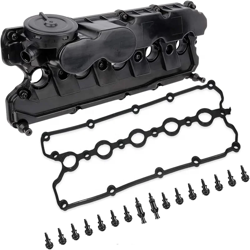 

2005-2014 VW Jetta Beetle Golf For Passat Rabbit 2.5L Engine Valve Cover Assembly Replacement New Plastic 07K103469L