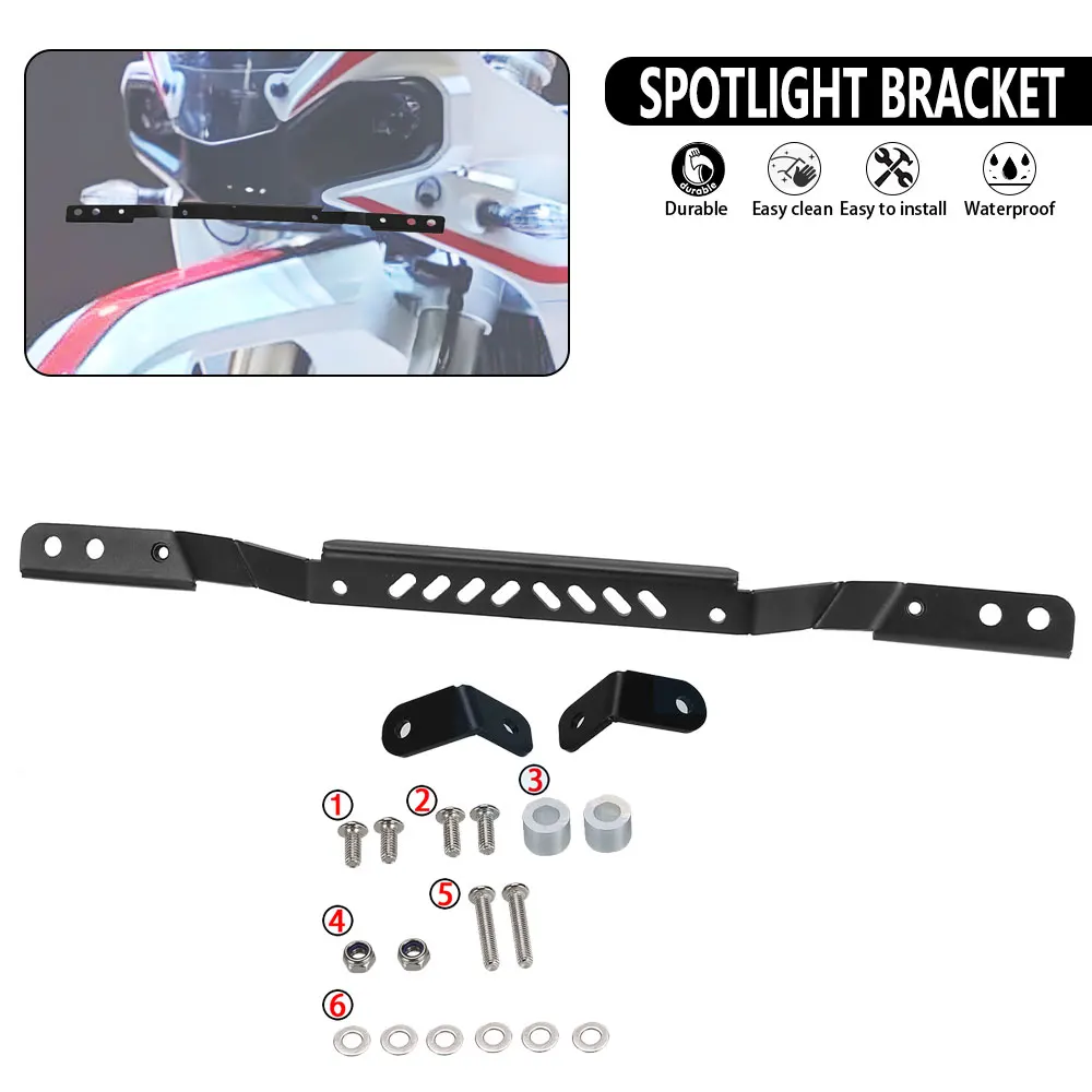

2024 2025 450Rally Motorcycle Front Lamp Headlamp Bracket Spotlight Extension Rod Frame Bracket For KOVE 450 Rally 2022 2023