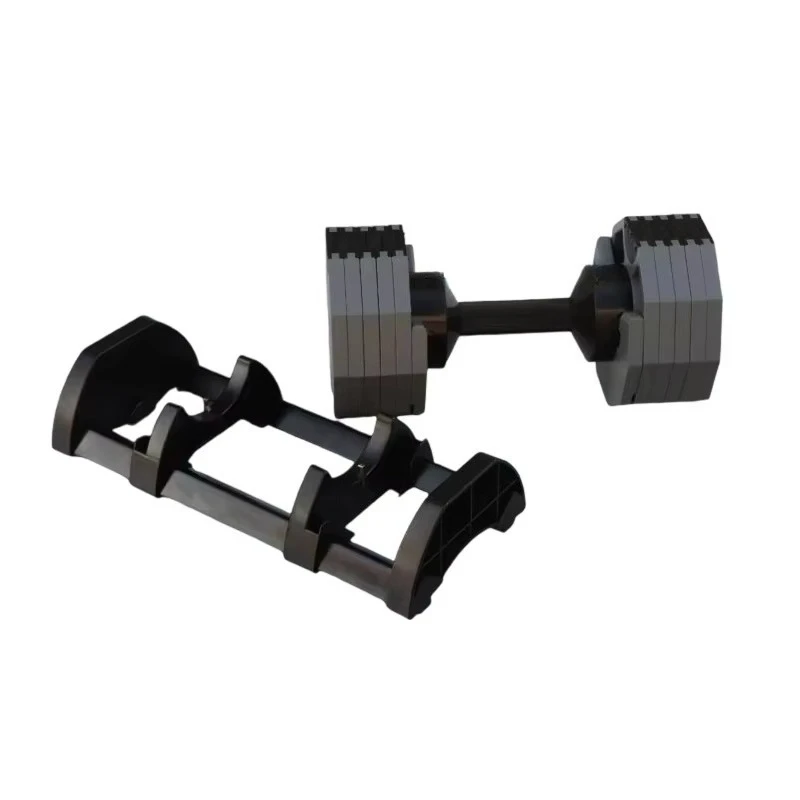 All-in-One 45kg Cast Iron Dumbbell Adjustable Body Rack with Steel Design Replaces Multiple Fixed Pairs for Arm Workout