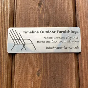 Pelat ID Bisnis Tag Logam Baja yang Dapat Disesuaikan Gratis yang Dipersonalisasi Terukir Teks Apa Pun Nama Logo Plakat & Tanda untuk Kotak Surat / Pintu 8 pelat logam kustom penjualan terbaik - №