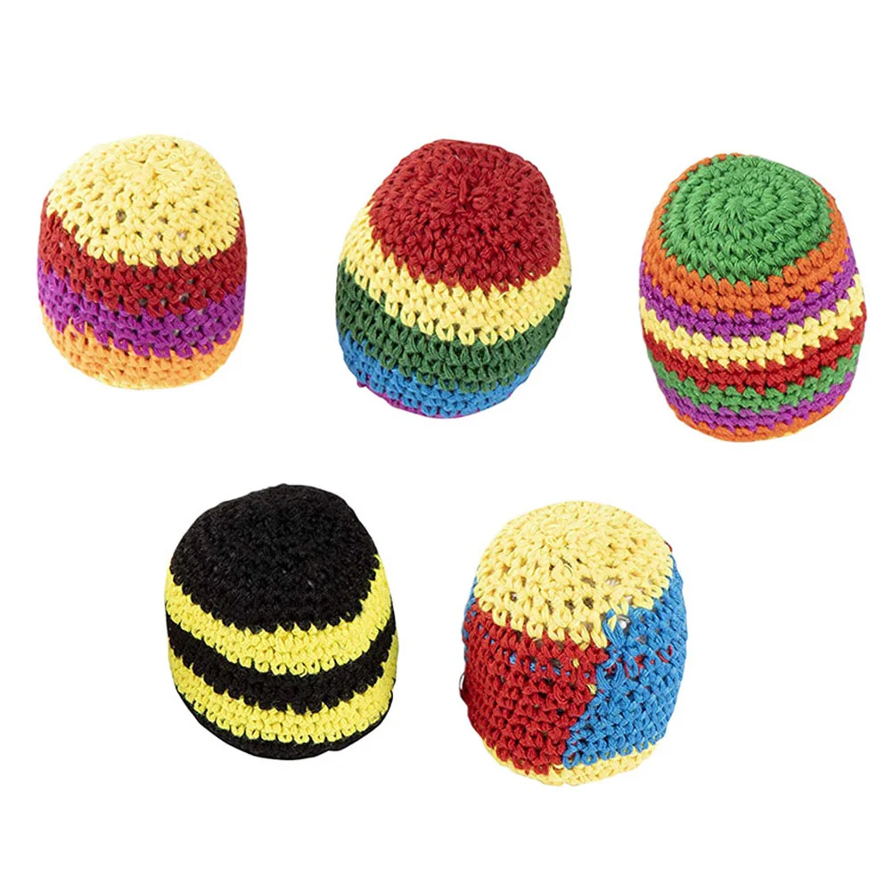 

5 Pcs Bean Toss Game 55cm Wool Sandbag Bags Cotton Throwing Sandbags Plush Yarn Kids Child