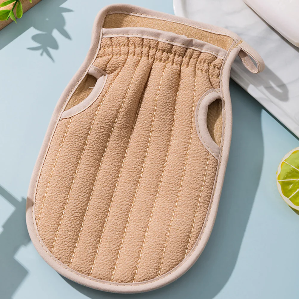 

3Pcs Bath Skin Scrubber Mitt Dual-Sided Bath Cleaning Tools Body Exfoliating Shower Mitts Shower Skin Scrubber