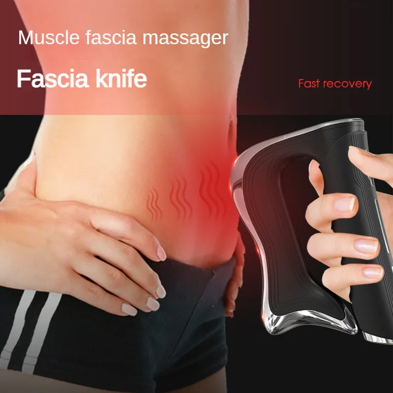 

Electric Fascial Tissue Gua Sha Tool Fitness Muscle Massager Deep Tissue NMES Myofascial Massager Fibers Release Scraper