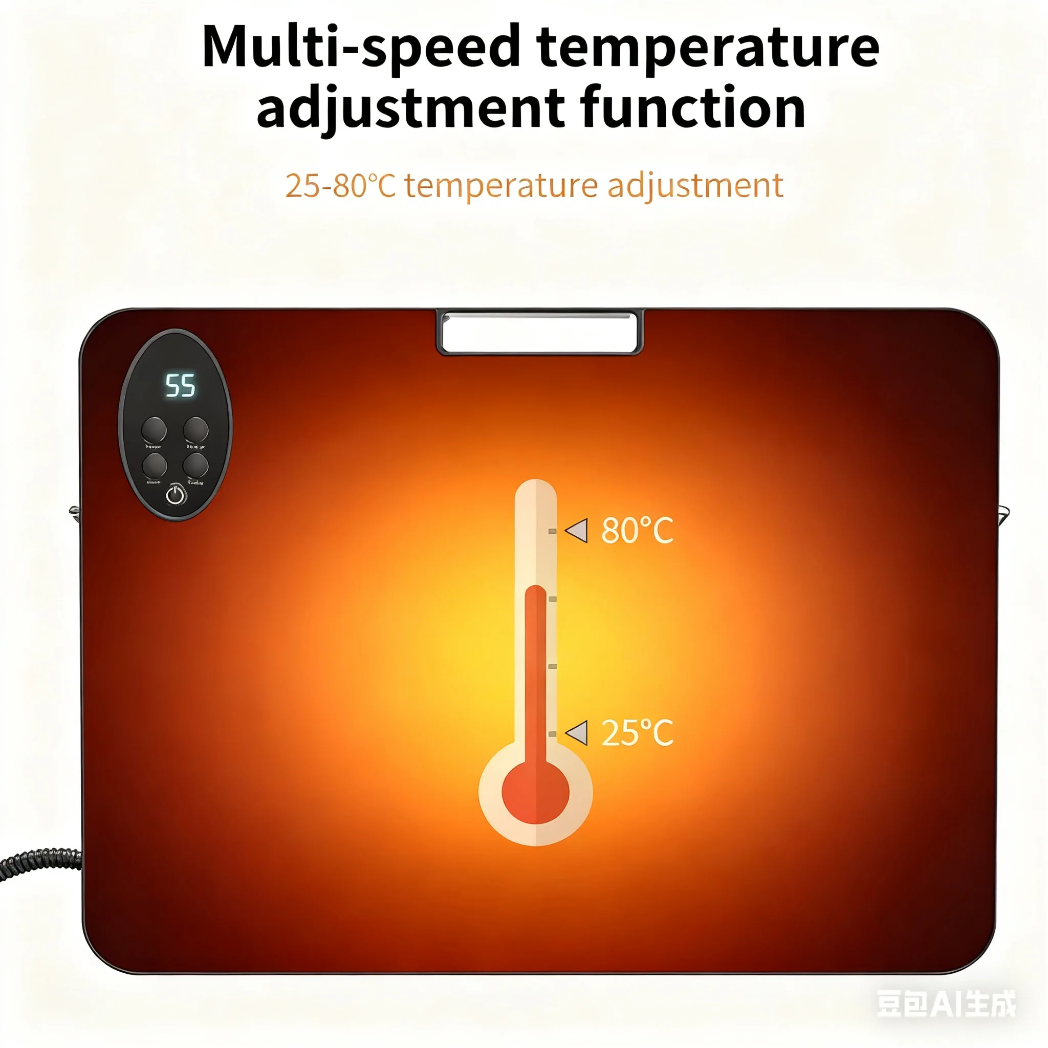 

Adjustable Temp Chick Brooder Heater - Duck Chicken Coop Warmer, For Cats Dogs Warmth, Fast-Heating Safe Pet Poultry Heating Equ