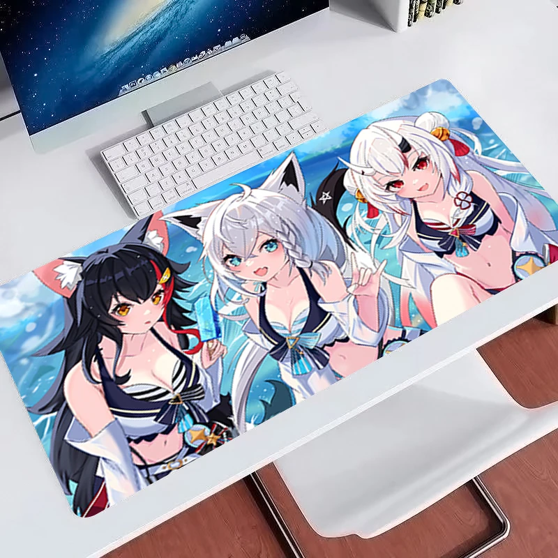 Desk Setup Japan - Grote muismat Japanse anime Uitgebreid tafelkussen