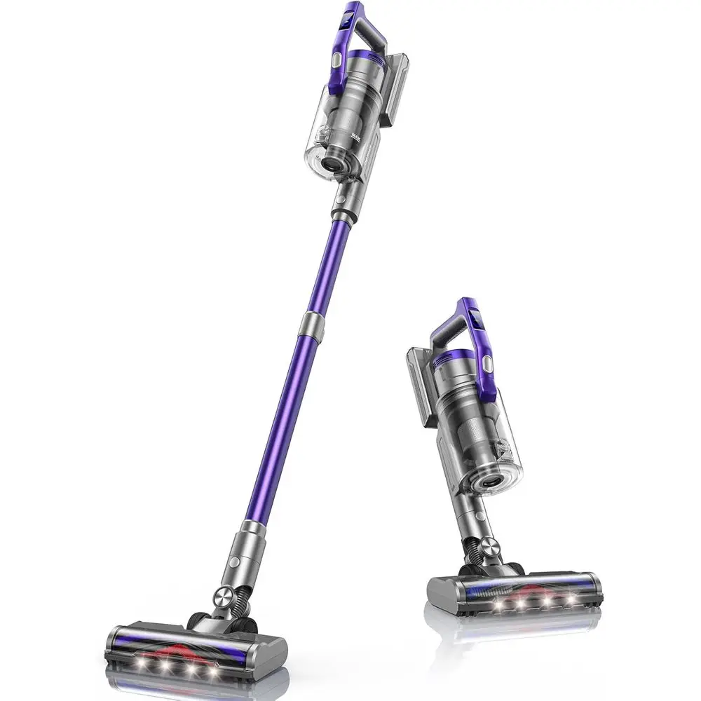 450W 33KPA Stick Vacuum Cleaner with OLED Screen, Up to 55mins, Anti-Brush, Aromatherapy, Lightweight for Deep Clean on Hardwood